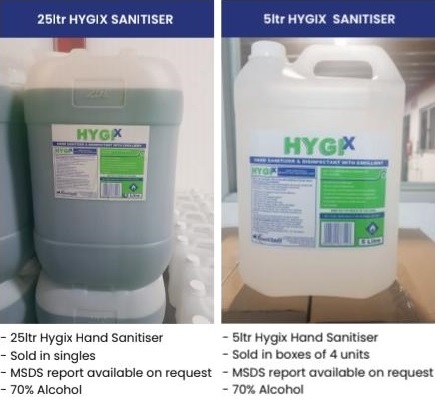 Hygix 25L and 5L